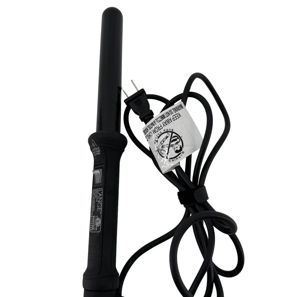 L'Ange HT015B Curling Wand‎ Women OS Black Ceramic Tourmaline Hair Styling Tool
